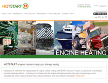 Tablet Screenshot of hotstart.com